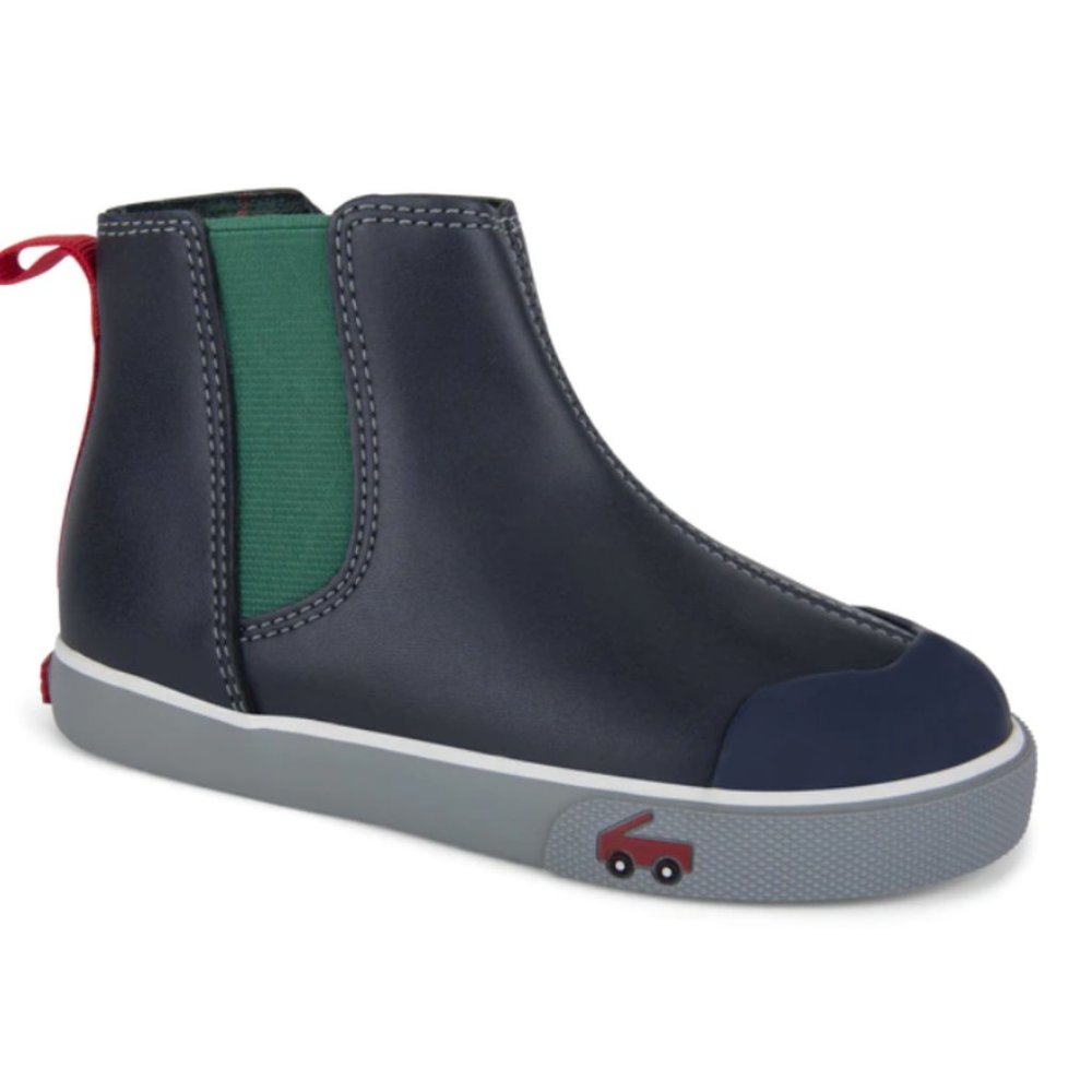 COPY - NWT See Kai Run Kirby in Navy Leather